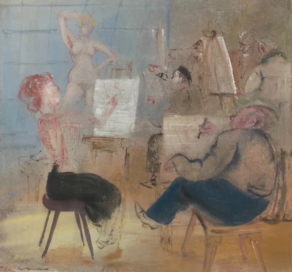 Josef Hegenbarth — Akademiestudenten
