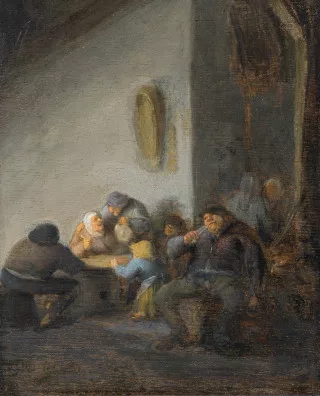 Adriaen van Ostade — Wirtshausszene