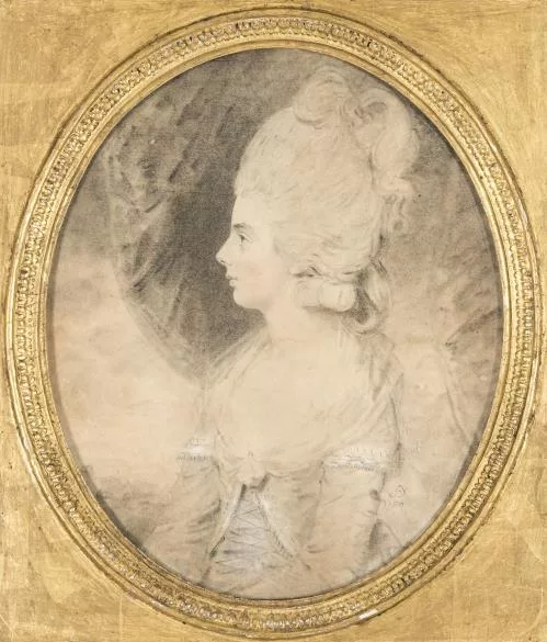 John Downman — Portrait of Lady Charlotte Maria Waldegrave
