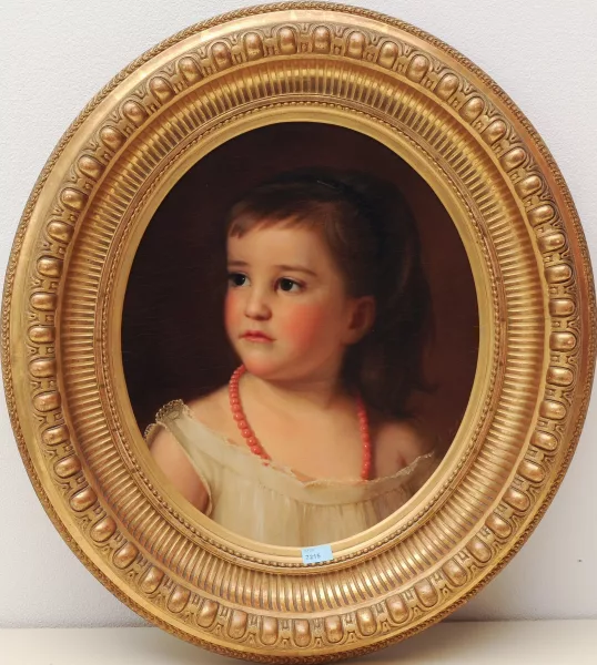 Ludwig Horst — Portrait de jeune fille