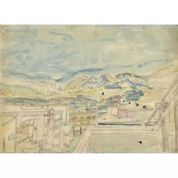 Yossef Zaritsky — "View from the Rooftop".