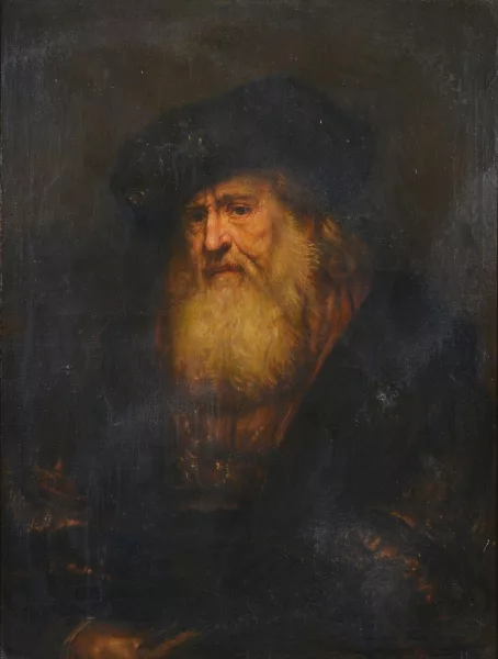 Rembrandt — D’après Rembrandt — Vieillard au béret noir