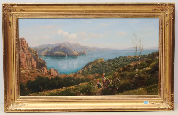 Charles Jones Way — Blick auf die Halbinsel von Sorrent von Capri aus