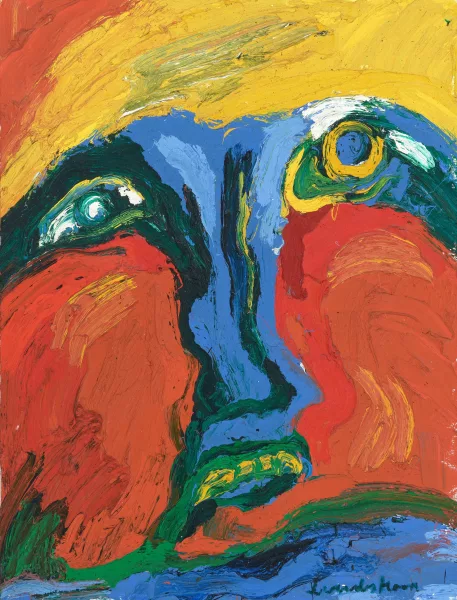 Bengt Lindström — Ohne Titel (Gesicht)