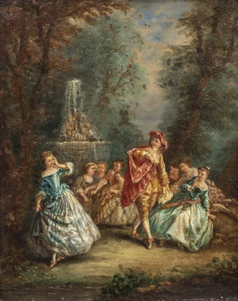 Christian Wilhelm Ernst Dietrich — Scène galante