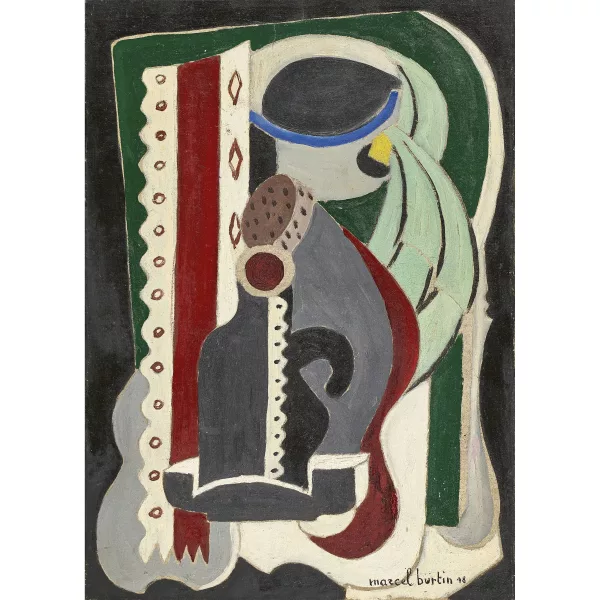 Marcel Burtin — "Nature morte à la toilette".