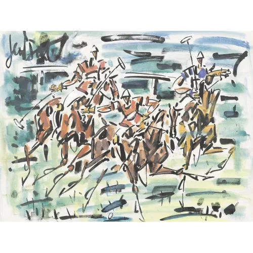 Eugène Paul — Joueurs de polo