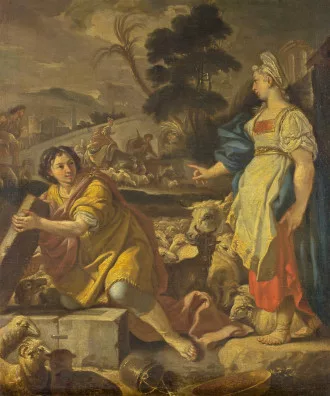 Francesco Solimena — Eliezer und Rebecca