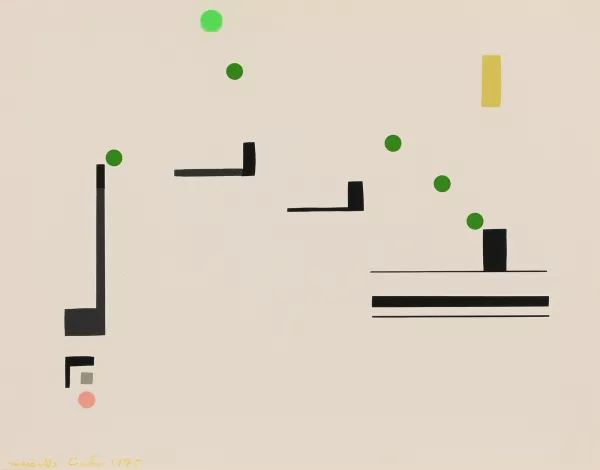 Marcelle Cahn — Composition, 1975