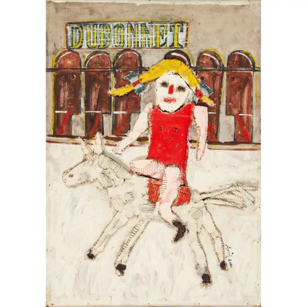 Armand Avril — Mädchen zu Pferd.