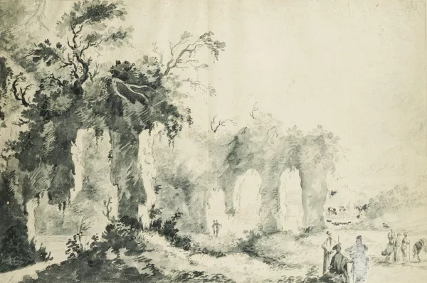 Jean Pillement — Attribué à Jean Pillement — Ruines