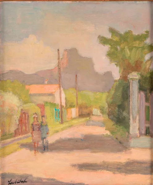 Ossip Lubitch — Vue d'un village