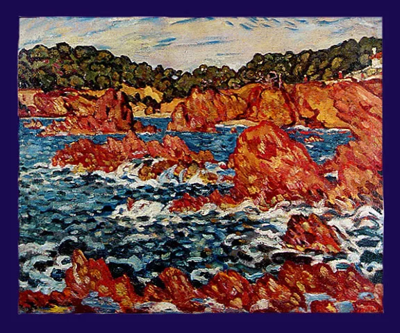 Louis Valtat — Les rochers rouges, 1905