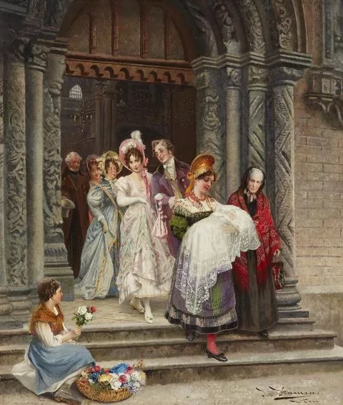 Johann Hamza — Taufgesellschaft