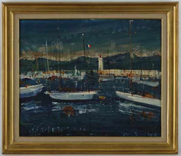 Gaston Tyko — Gaston Tyko (1918), \\Vue de Saint Tropez\\, huile