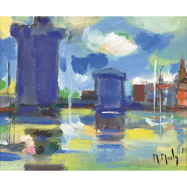 Marcel Mouly — "Nuages sur la Rochelle".