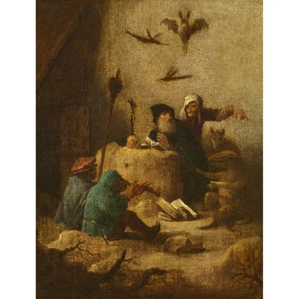 David Teniers le Jeune — Entourage de David II Teniers — Saint Antoine luttant contre les démons