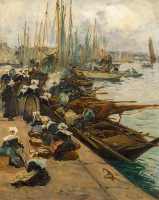 Fernand Legout-Gérard — Les ravaudeuses