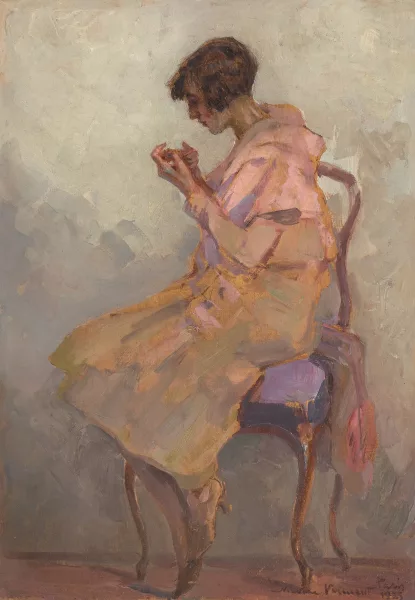 Nicolae Vermont — Sitzende Dame