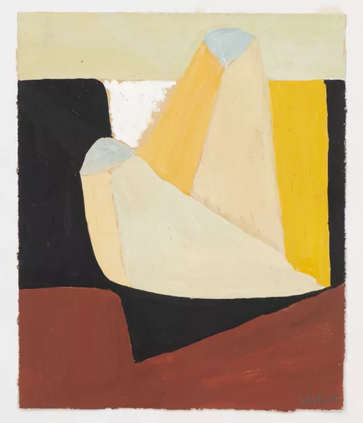 Émile Gilioli — Émile GILIOLI (1911–1977), gouache on paper, signed and dated 55