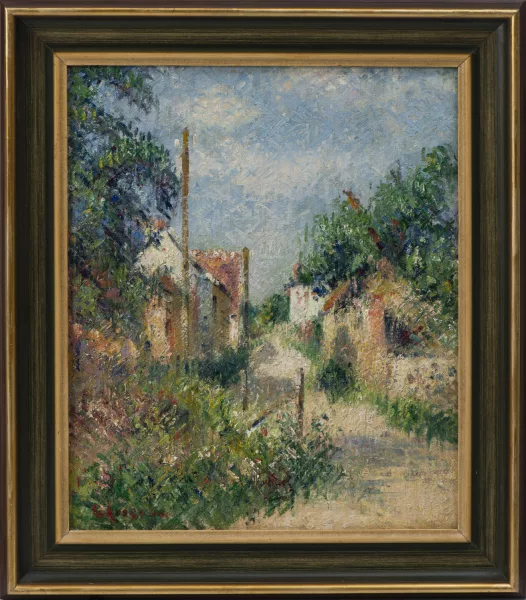 Gustave Loiseau — Les Chaumières à St. Cyr-du-Vaudreuil