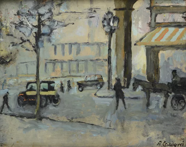 Adolfo Carducci — Scène de rue