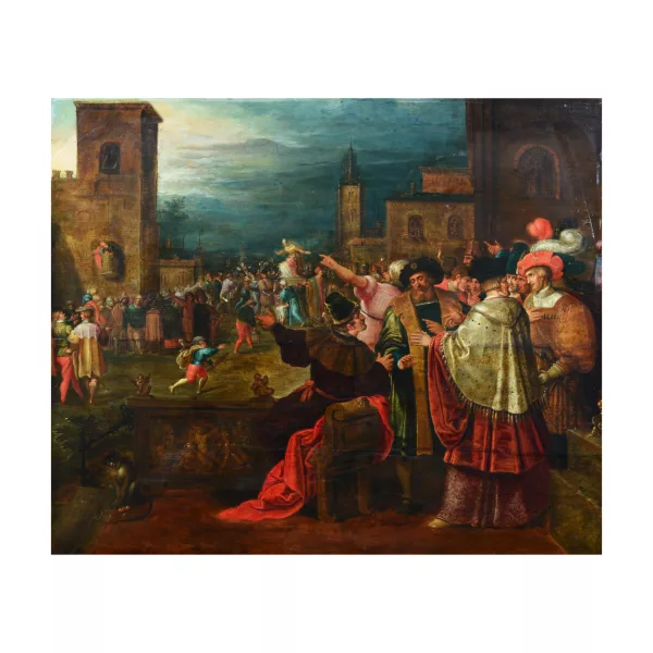 Frans Francken the Younger — "Virgil im Korb".