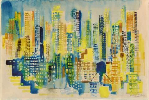 George Grosz — Manhattan