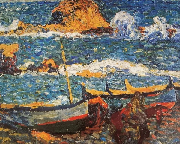 Louis Valtat — Barques sur la Grève, um 1896