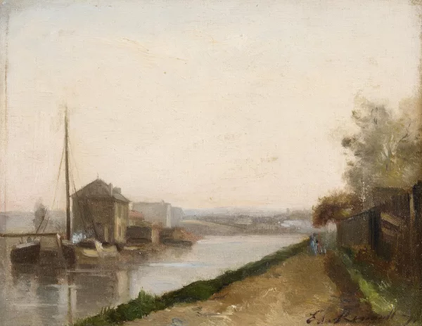 Charles Edmond Renault — Spaziergänger auf dem Kanalweg