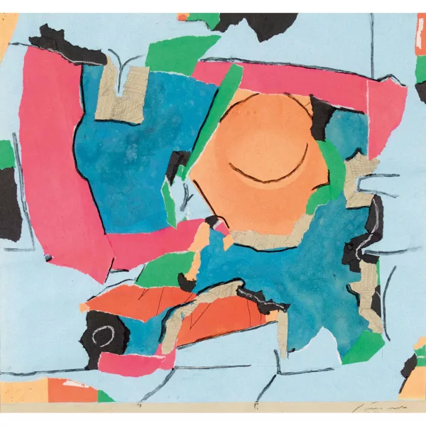 Giuseppe Santomaso — Composition abstraite.