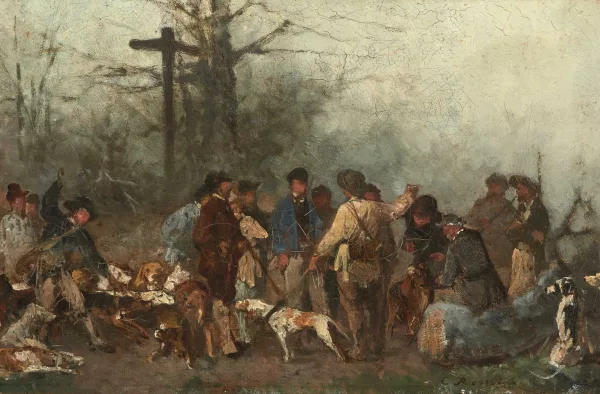 Charles Ronot — Vor der Jagd