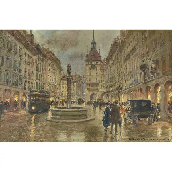 Georges Stein — Die Spitalgasse in Bern.