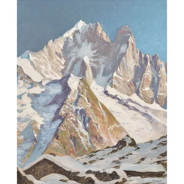 Marcel Wibault — "L'Aiguille Verte et le Dru".
