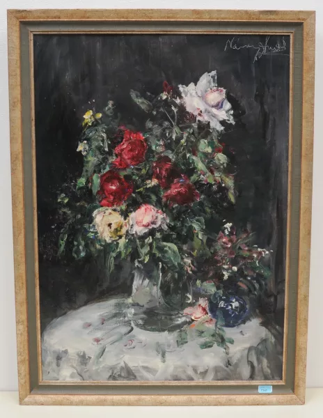 Aurél Náray — Natura morta con fiori