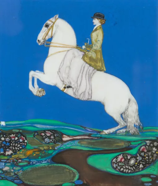 Carl Otto Czeschka — Amazone im Sattel