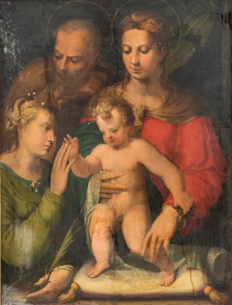 Lorenzino da Bologna — Mariage mystique de Sainte Catherine,