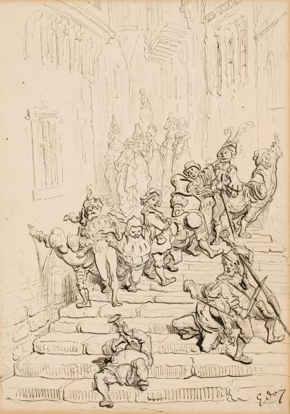 Gustave Doré — Les Joyeux Ivrognes"