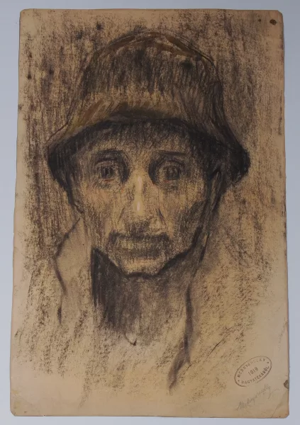 László Mednyánszky — Männerportrait