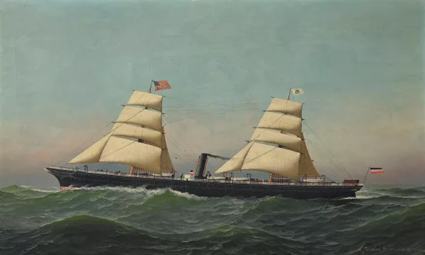 Antonio Nicolo Gasparo Jacobsen — Paquebot à voiles