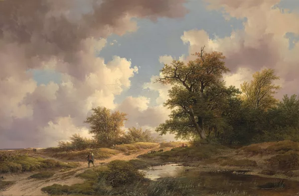 Remigius Adrianus Haanen — Hirten in weiter Landschaft