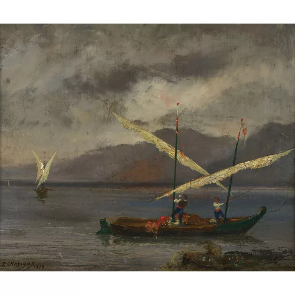 Jean-Baptiste Chatigny — Entourage de JEAN-BAPTISTE CHATIGNY — "Lac Léman".