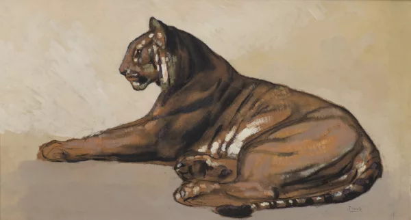 Paul Jouve — Tigre couchél