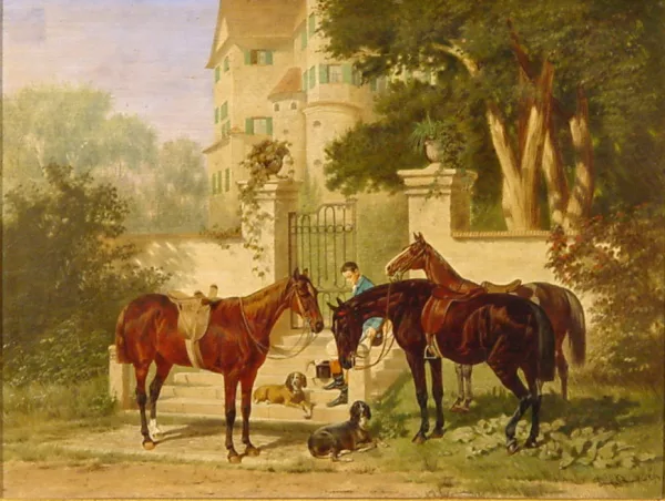 Franz Quaglio — Ruhender Reiter, 1894