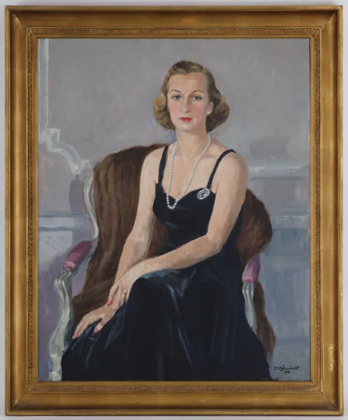 Hans Christian Bärenholdt — Portrait de la Contesse Ahlefeldt