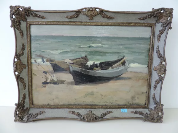 Kurt Haase-Jastrow — Boote am Strand