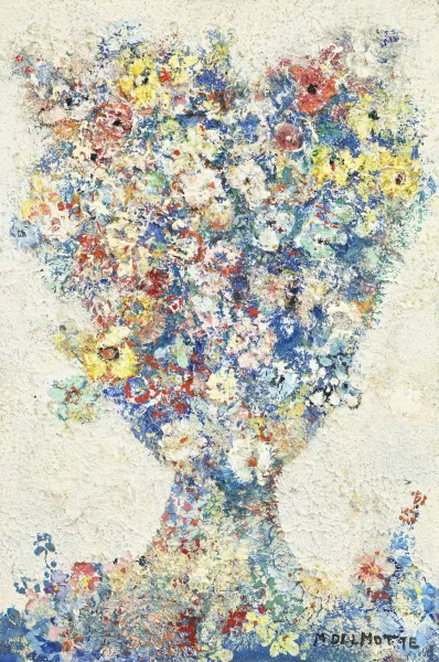 Marcel Delmotte — Composition florale,