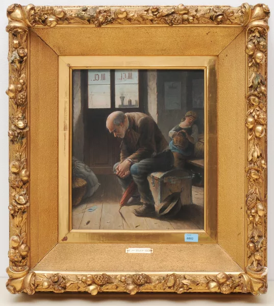 Carl Schleicher — Im Wartesaal