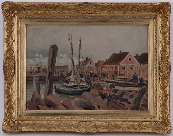 Heinrich Petersen-Flensburg — Port de pêche en Mer du Nord