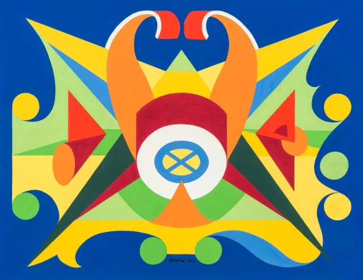 Auguste Herbin — Komposition, 1942